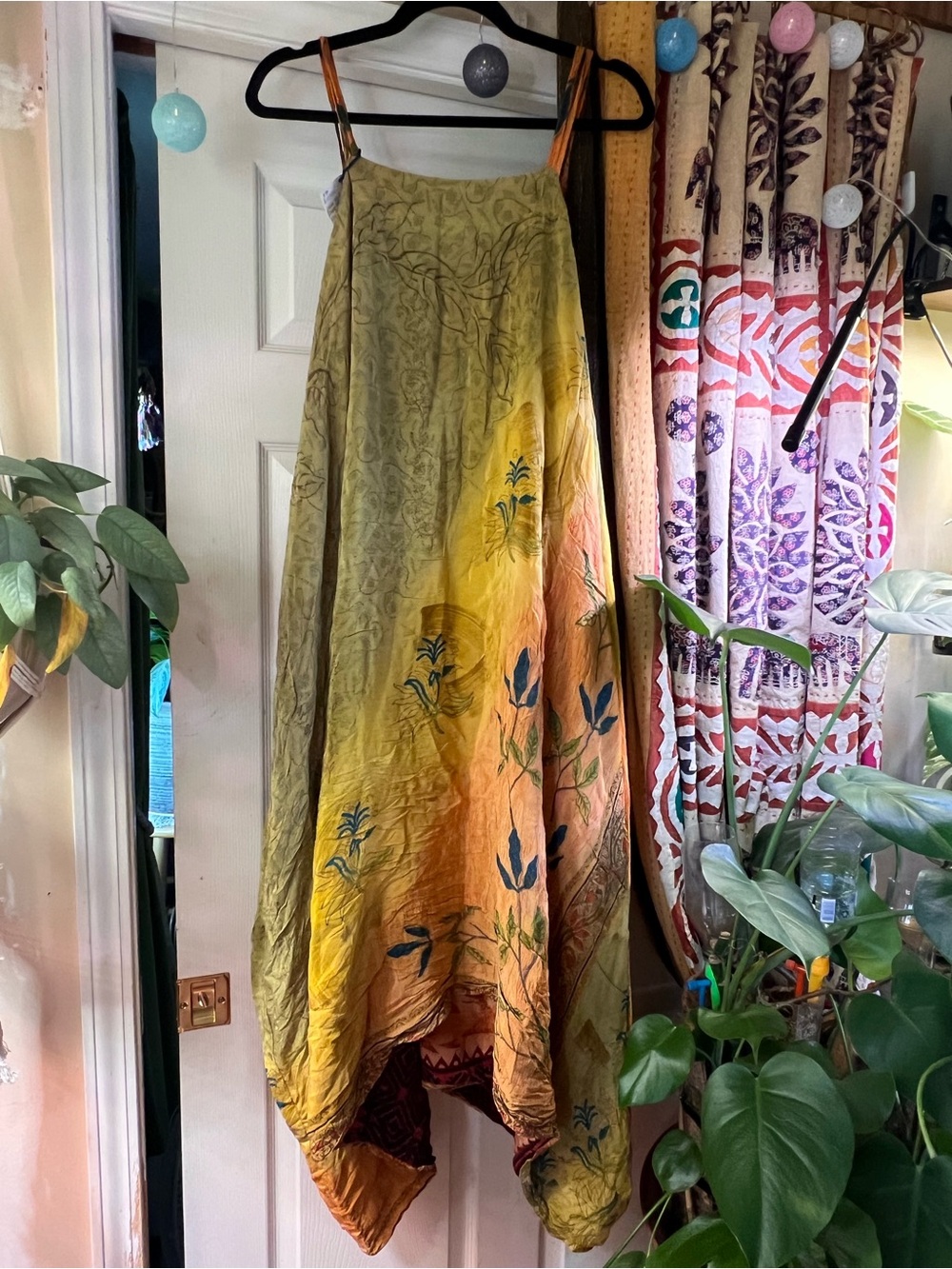 Kantha Bae silk gonna shine maxi dress